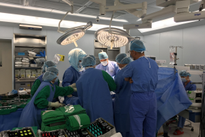 Doctor Lagast meeting and teaching surgery in Gwangiu (Zuid-Korea)