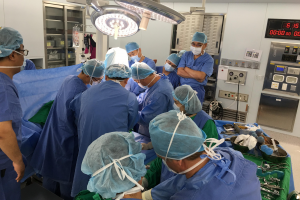 Doctor Lagast meeting and teaching surgery in Gwangiu (Zuid-Korea)