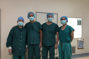 Dokter Lagast op werkbezoek in China